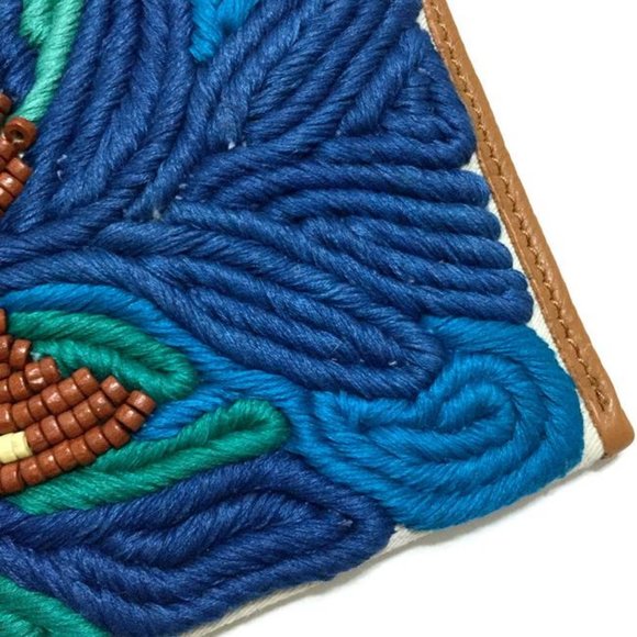 Sam Edelman Floral Bead Embellished Clutch (NWT) - Picture 4 of 8